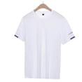 thumbnail image 2 of kamemir Plain T Shirts for Men Men's Ultra-Soft Garment Crewneck T-Shirt White,4XL, 2 of 4