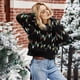 thumbnail image 4 of Suéter de mujer de Navidad 2020, suéter holgado de punto negro cálido para otoño e invierno, ropa de moda para mujer, 4 of 5