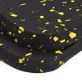 thumbnail image 4 of Uxcell Treadmill Mat-3.9"x3.9" Exercise Equipment Mat for Floor Protection Sound Reduction, Black Yellow 6 Pack, 4 of 5