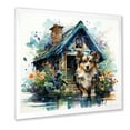 thumbnail image 2 of Designart "Sheltie Haven Cottage" Animals Framed Wall Art Decor - Modern Brown Dog Entryway Framed Wall Art, 2 of 6