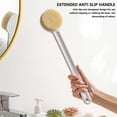 thumbnail image 4 of Rkxzt Bath Brush Long Handle Back Shower Brush with Soft Bristles, Exfoliating Bath Brush for Men and Women, 1 Count Household Cleaning|Plastic,Green, 4 of 8