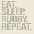 thumbnail image 3 of CafePress - Eat Sleep Rugby Repeat T Shirt - Light T-Shirt - CP, 3 of 4