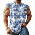 thumbnail image 7 of Yopmin Beach Tank Tops for Men Palm Tree Beach Sleeveless T Shirts Summer Tank Tops for Streetwear Vacation, 7 of 7