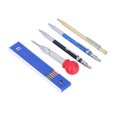 thumbnail image 3 of 16Pcs Mechanical Carpenter Pencils Kit Scribe Pencil With Center Punch Marker Refills For Drawing Making Scribering Woodworking, 3 of 8
