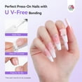 thumbnail image 6 of SAVILAND Advanced U V-Free Nail Glue Gel:  2 PC Gel Nail Glue for Press Ons 30-Day Long Wear Nail Gel Glue Set Extra-Strong Gel Glue for Nails Rich in Castor Oil & VE Fast Air Dry for Pastel Nails, 6 of 7