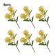 thumbnail image 5 of Flor artificial Bewildely 6X decoración de boda tamaño compacto amarillo, 5 of 6