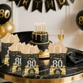 thumbnail image 5 of 50Pcs 80th Birthday Party Favors Gift Bags Bulk,Black and Gold Happy 80th Gift Candy Wrap Bags with Tissue Paper,Vintage 80th Birthday Decorations Souvenir Bag for Men Women Anniversary Supplies80th, 5 of 14