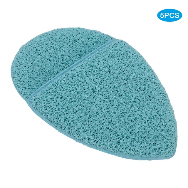 Estructura de Red de Poliuretano Hidrofílico ANGGREK Esponja de Lavado de cara Puff de Limpieza de Maquillaje 5 Piezas Para Mujeres y niñas