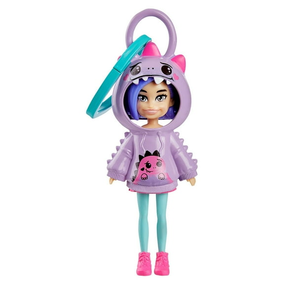Polly Pocket friend clips doll Hoodie Bud Dino