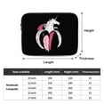 thumbnail image 3 of Banana with Unicorn's Head 17 inch Portable Laptop Sleeve Compatible with MacBook Air Notebook Computer Case for Men Women College School Students, 3 of 7