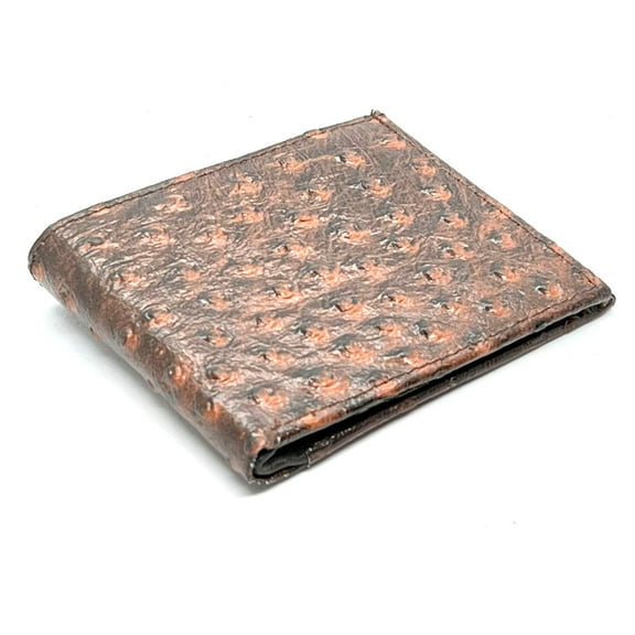 RFID Blocking Genuine Leather Croc Print Men's Bifold Wallet Credit Card Holder