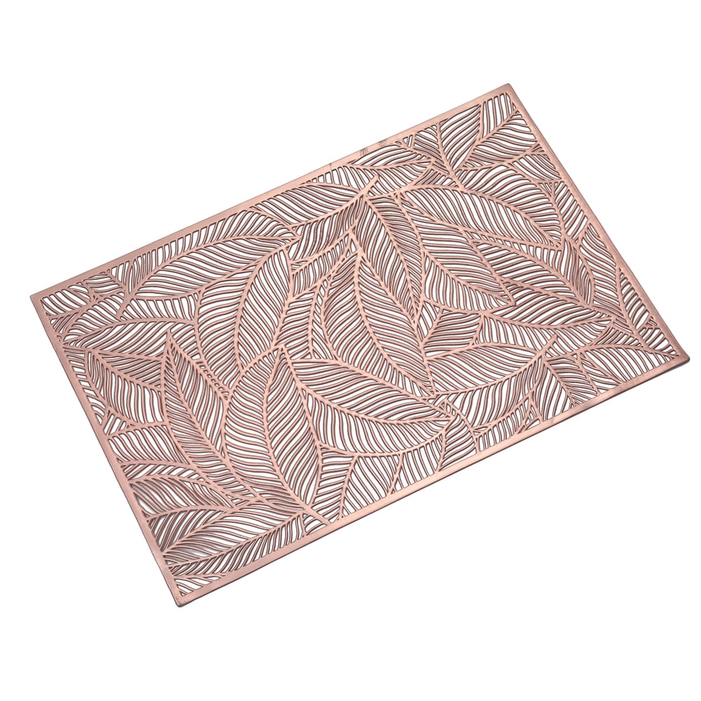 Multitrust HeatResistant Placemats Hollow Leaves AntiSkid Table Mat