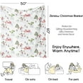 thumbnail image 4 of Throw Blanket 60"x50",Snowman Xmas Tree Winter Holiday Festival Blanket for Women Men,Soft Flannel Fleece Throw for Home Living Room Bed Chair Couch Decor, 4 of 6