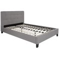 thumbnail image 1 of Chelsea Full Size Upholstered Platform Bed in Light Gray Fabric, 1 of 3