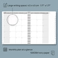 thumbnail image 4 of POPRUN 2026 Weekly Planner Notebook (Jan-Dec), Large Size 8.5'' x 10.5'' - Agenda 2026 Appointment Book with Spiral Soft Cover, Plastic Ruler, Inner Pocket, 100 GSM - Lilac, 4 of 6