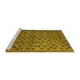 thumbnail image 2 of Ahgly Company Machine Washable Indoor Rectangle Abstract Yellow Modern Area Rugs, 8' x 12', 2 of 4