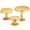 Golden color, variant on 3Pcs Gold Metal Cake Stand Set, Polished Heavy-Duty Iron Dessert Display, Multi-Tier & Multi-Size for Wedding, Birthday, Baby Shower, Party & Holiday Table Decor