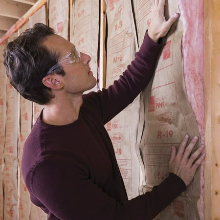 Owens Corning Eco Touch 23 in. W x 470 in. L 19 Kraft Faced Fiberglass Insulation Roll 75.07 - Total Qty: 1