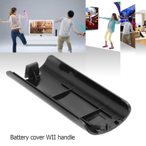 Funda de batería práctica para mando inalámbrico Wii 5 colores reemplazo
