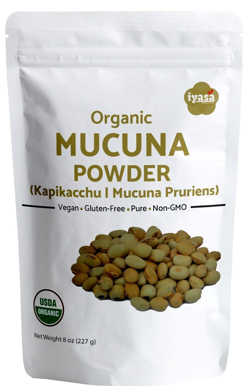 Mucuna Pruriens Powder (Mucuna Seed Bean ), USDA Certified Organic 4 oz