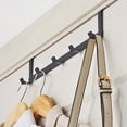 thumbnail image 1 of Lubelski Metal 5-hook Dorm Closet Wardrobe Door Back Hat Clothes Rack Hanger Organizer, 1 of 7