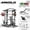 Black-WB00 Home Gym Package(340LBS Colorful Plate), variant on Mikolo Power Rack Cage, Weight Rack with Cable Crossover Machine,Multi-Function Squat Rack with J Hooks,Dip Bars and Landmine for Home Gym Red