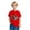 Red#1, variant on Fesfesfes Kids Valentine's Day Heart Print T Shirt Casual Short Sleeve Tee Round Neck Top for Boys and Girls Cute Print Design Childrens Apparel Holiday(Red,11-12 Years)