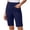 Pants-117Navy, variant on Gamivast Shorts for Women Stretchy Straight Leg Golf Bermuda Shorts Loose Fit High Waisted Pull on Smooth Waistband Shorts Casual Travel Summer Shorts