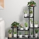 thumbnail image 5 of Soporte de Metal para Plantas, Multifuncional Decorativo Estante para plantas de Interiores y Exteriores, Estante para Macetas para Patio Jardín Balcón (5 niveles, 8 shelves, 12 macetas), 5 of 5