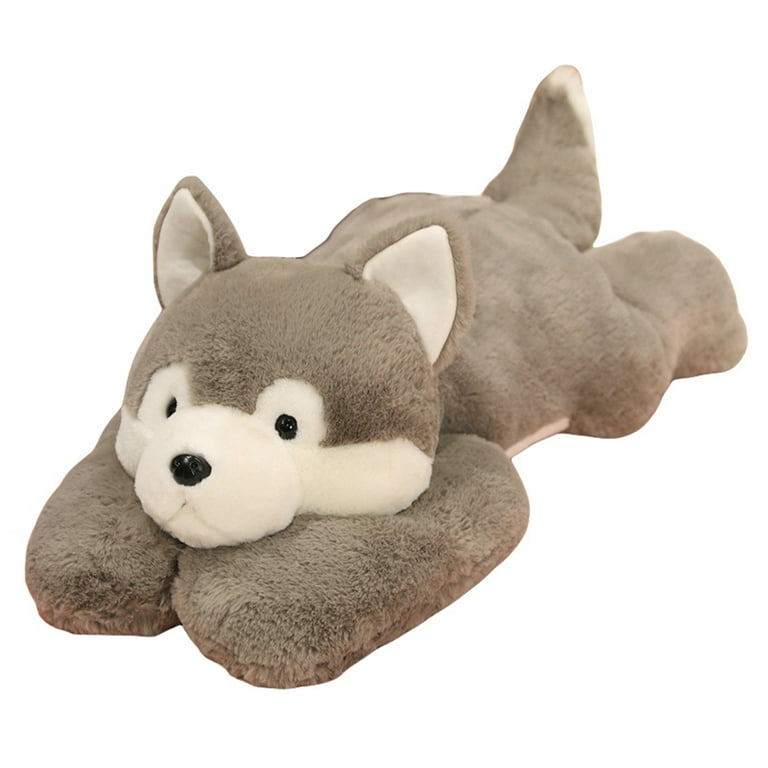 Soft Weighted Stuffed Animals for Anxiety Stress Relief,Cute  Huskies,Pigs,Dinosaurs Teddybear Animal Throw Pillow Gifts for Kids 