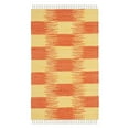 thumbnail image 2 of SAFAVIEH Montauk Eglantine Checkered Cotton Area Rug, Yellow/Orange, 4' x 6', 2 of 5