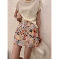thumbnail image 2 of Minivestido estilo pintura al óleo vintage, nueva falda ajustada adelgazante de cintura alta, corte A para mujer, a la moda y adelgazante, 2 of 5