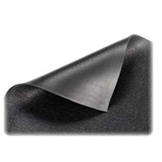Anti-Fatigue Mat- Nitrile Rubber-Vinyl- 3ft.x10ft.- Black