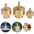 thumbnail image 4 of 1/4" / 1/2" / 3/4" Durable Brass Column Garden Pond Fountain Water Nozzle Sprinkler Spray Head Female Gold[2'], 4 of 9