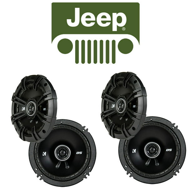 Fit Jeep Wrangler 2007-2014 Factory Speaker Replacement Kicker (2) DSC65  Package 