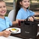 thumbnail image 4 of Bolsa bento japonesa para oficinistas: bolsa térmica con ribete en contraste y compartimento hermético para transportar comidas al trabajo de forma segura. Aestivo | Negro | AESTIVO, 4 of 6