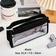 thumbnail image 1 of Transparent Large Capacity Visible Pencil Case Student Stationery Bag, 1 of 3