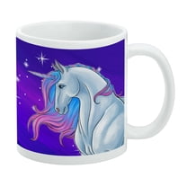 Majestic Unicorn Pink Purple Blue White Mug