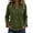 04#Army Green, variant on Boho Tops for Women Gauze Fringe Cotton Linen Shirts V Neck Long Sleeve Casual Loose Frayed Raw Hem Beach Blouses 2XL