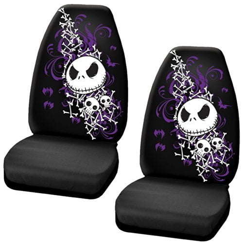 Nightmare Before Christmas Jack Skellington Purple Bats And Cross