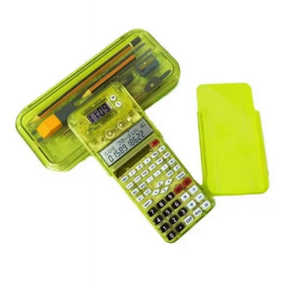 1 x Multifunction Pencil case-Yellow