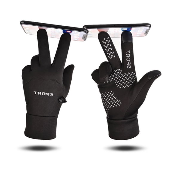 ELAYARD Winter Gloves for Men and Women, Thick Plush Lining, Windproof, Warm Outdoor Gloves for Cold Weather Activities