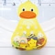 thumbnail image 2 of Organizador de juguetes de baño, bolsa de almacenamiento de juguetes de baño de dibujos animados para niños, baño de bebé de secado rápido con 2 ventosas fuertes, pato, 2 of 7