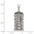 thumbnail image 3 of Sterling Silver Antiqued Stacked Elephants Engraved Pendant QC8662, 3 of 4