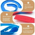 thumbnail image 3 of Adjustable Pie Crust Shield Silicone Pie Protectors Adjustable Bake Crust Protector Pie Crust Protector Cover Kitchen Tool for Baking Pie Pizza, Fit 8-11.4 Inch Pies (Blue, 2PCS), 3 of 7