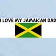 thumbnail image 2 of CafePress - I LOVE MY JAMAICAN DAD Infant Bodysuit - Baby Light Bodysuit, Size Newborn - 24 Months, 2 of 4