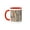 Red/White, variant on 3drose, Old Oak Tree Bark, 15oz Mug