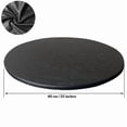thumbnail image 2 of HOMEIORA 1pc Waterproof Tablecloth, Elastic Edge Table Cloth Protector, Wipeable Table Cloth for Tables 23" Diameter, Black, 2 of 6