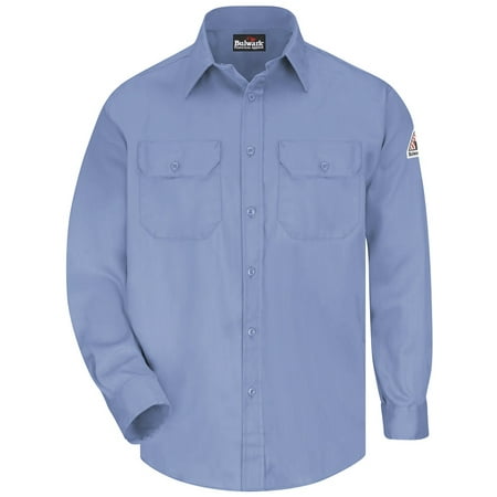 Bulwark FR Light Blue Uniform Shirt - 6oz