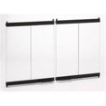 thumbnail image 1 of 42 in. Extruded Aluminum Bi-Fold Doors with Door Track & Rail - Black, 1 of 1